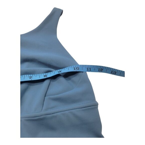 Lululemon Bra Women 4 blue Wunder Train Sports Long Line Athleisure LW2CNSS - Picture 5 of 6